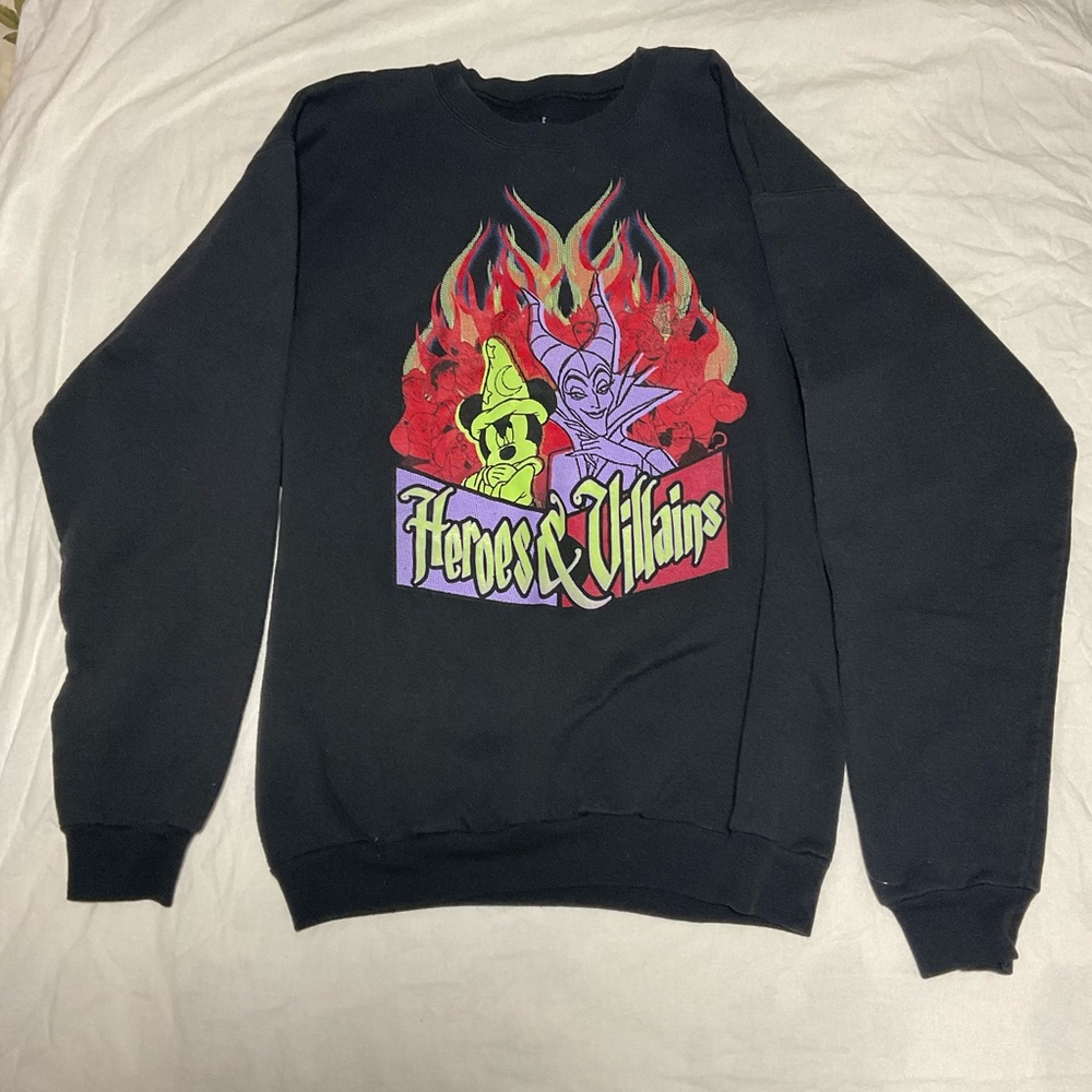 Disney Parks Heros & Villians Crew Neck